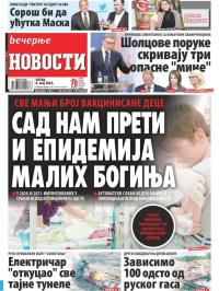Večernje novosti - broj 4299, 6. maj 2022.