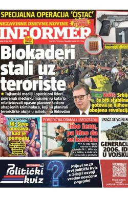 Informer - broj 4015, 27. jun 2025.
