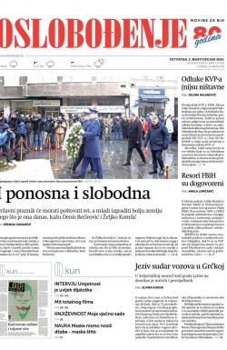 Oslobođenje - broj 27237, 2. mar 2023.