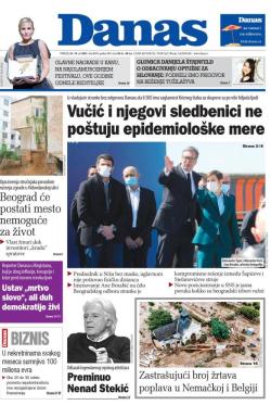 Danas - broj 8694, 19. jul 2021.