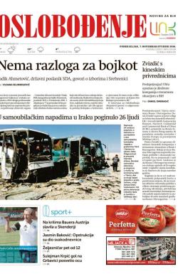 Oslobođenje - broj 25128, 7. nov 2016.