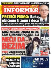 Informer - broj 1225, 11. maj 2016.