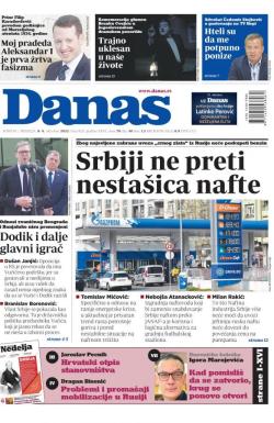 Danas - broj 9121, 8. okt 2022.