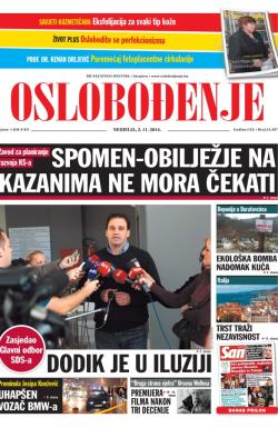 Oslobođenje - broj 24.397, 2. nov 2014.