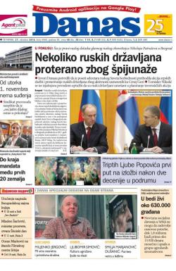 Danas - broj 6968, 27. okt 2016.