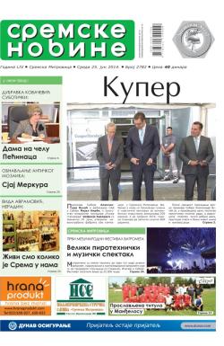 Sremske Novine - broj 2782, 25. jun 2014.