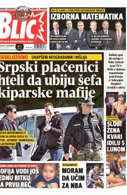 Blic - broj 7461, 20. nov 2017.