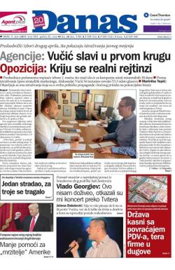 Danas - broj 7093, 1. mar 2017.