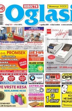 Novosti oglasi - broj 1351, 18. feb 2015.