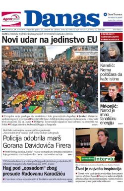 Danas - broj 6751, 24. mar 2016.