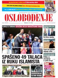 Oslobođenje - broj 24.355, 21. sep 2014.