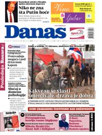Danas - broj 6347-6349, 14. feb 2015.