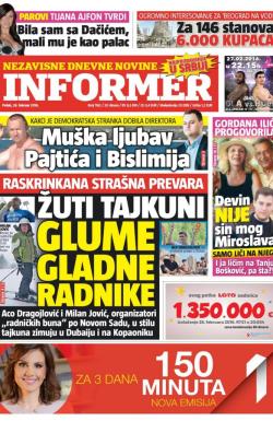 Informer - broj 1162, 26. feb 2016.