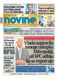 Dnevne novine - broj 2738, 22. jul 2020.