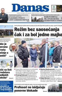 Danas - broj 10060, 4. nov 2025.