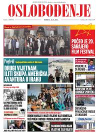 Oslobođenje - broj 24.319, 16. avg 2014.