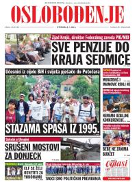 Oslobođenje - broj 24.280, 8. jul 2014.
