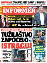 Informer CG - broj 838, 3. feb 2015.