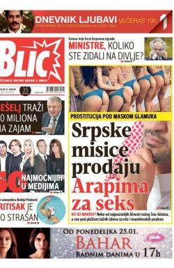Blic - broj 6806, 25. jan 2016.