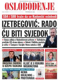 Oslobođenje - broj 24.849, 28. jan 2016.
