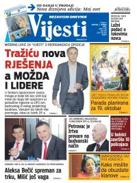 Vijesti - broj 5933, 2. okt 2014.