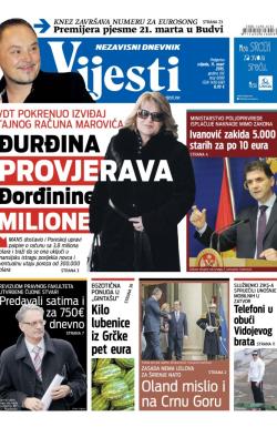 Vijesti - broj 6090, 11. mar 2015.