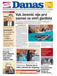 Danas - broj 7011, 9. dec 2016.
