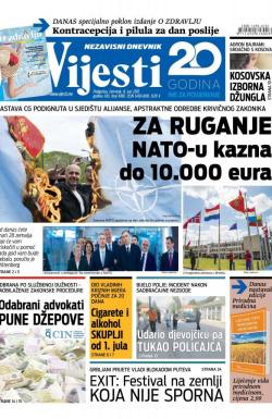 Vijesti - broj 6901, 8. jun 2017.