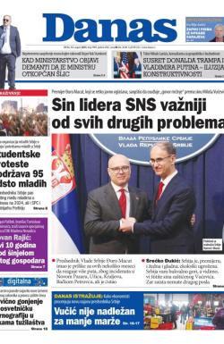 Danas - broj 9989, 13. avg 2025.