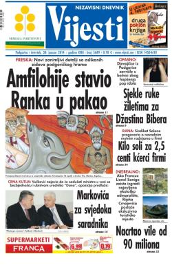 Vijesti - broj 5689, 30. jan 2014.