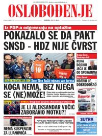 Oslobođenje - broj 24.407, 12. nov 2014.