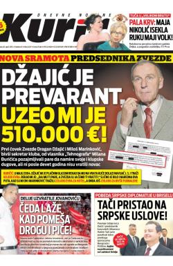 Kurir - broj 3437, 20. apr 2013.