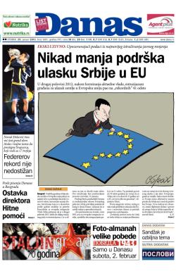 Danas - broj 5601, 29. jan 2013.