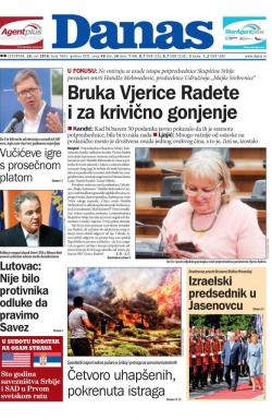 Danas - broj 7605, 26. jul 2018.