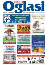 Novosti oglasi - broj 1735, 10. avg 2022.