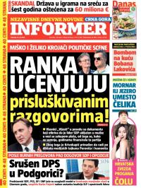 Informer CG - broj 682, 31. jul 2014.