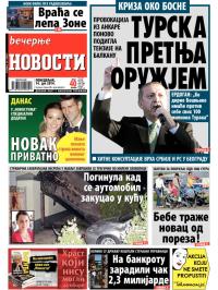 Večernje novosti - broj 1226, 14. jul 2014.
