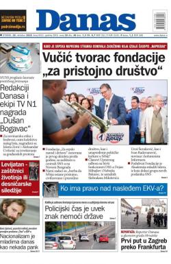 Danas - broj 8422, 20. okt 2020.