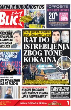 Blic - broj 8233, 21. jan 2020.