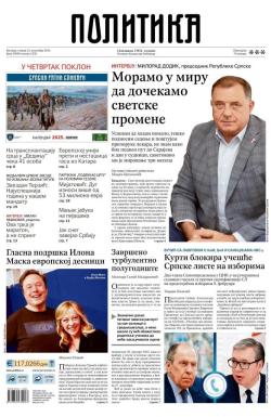 Politika - broj 39896, 24. dec 2024.
