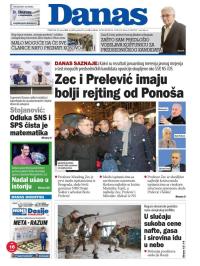 Danas - broj 8890, 31. jan 2022.