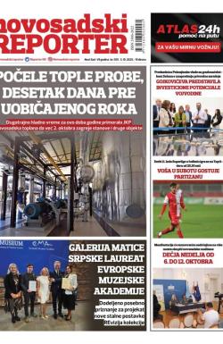 Novosadski reporter - broj 555, 3. okt 2025.
