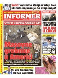 Informer - broj 2426, 13. apr 2020.