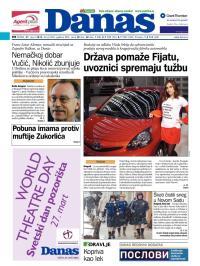 Danas - broj 5658, 27. mar 2013.