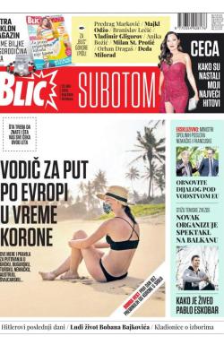 Blic - broj 8345, 23. maj 2020.