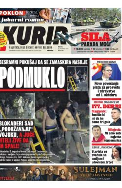 Kurir - broj 4153, 20. sep 2025.