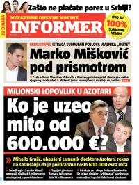 Informer - broj 172, 26. nov 2012.