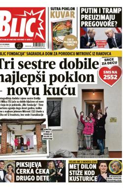 Blic - broj 7857, 28. dec 2018.