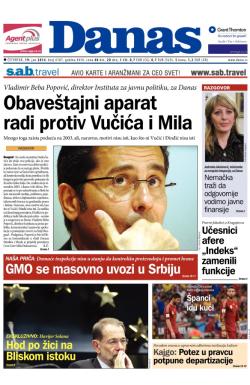 Danas - broj 6107, 19. jun 2014.