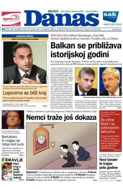 Danas - broj 5749, 26. jun 2013.